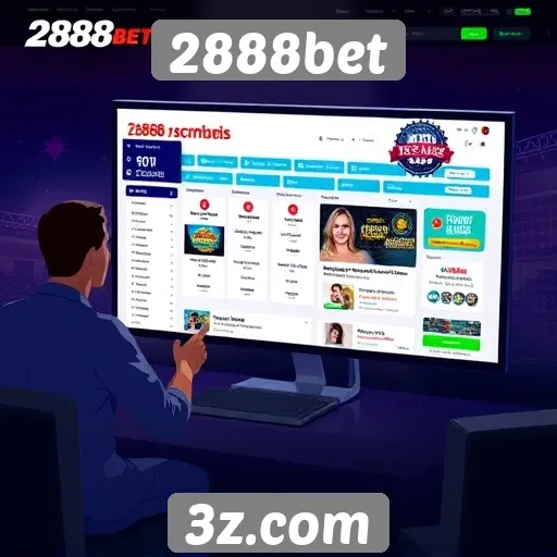 Navegação e usabilidade da plataforma 2888bet