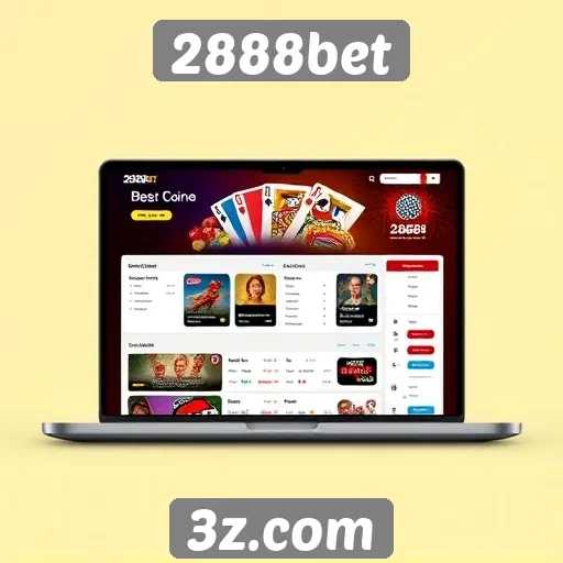 Usabilidade e design da plataforma 2888bet