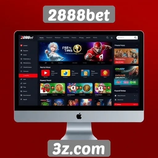 Interface do usuário no site 2888bet